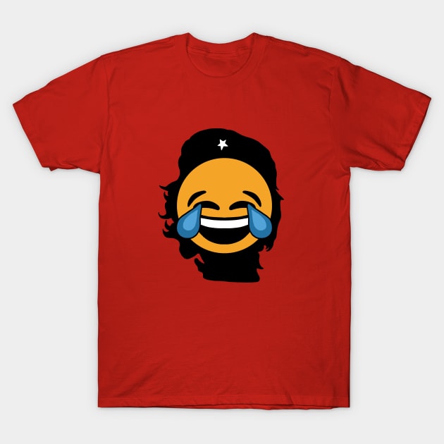 Che Guevara Crying Emoji T-Shirt by dumbshirts